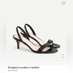 NEW J. Crew Slingback Sandals